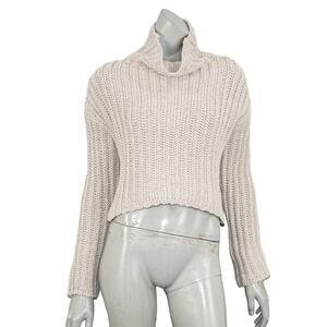 La Ligne X Reformation Never Let me go Sweater beige knit Women's xs